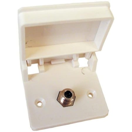 Prime Products P2D-086201 White Exterior TV Receptacle